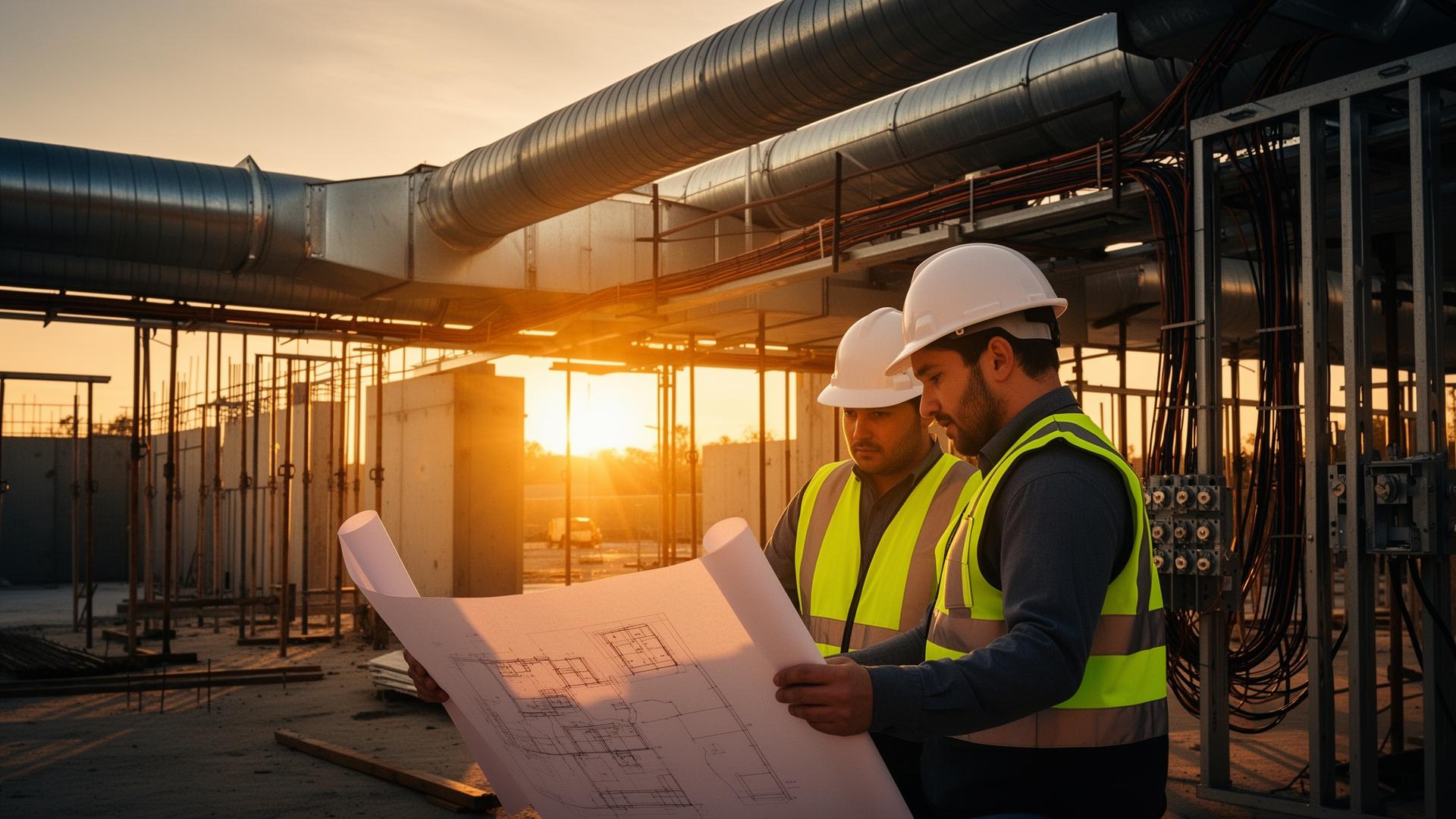 Kuesel MEP commercial construction site in St. Louis